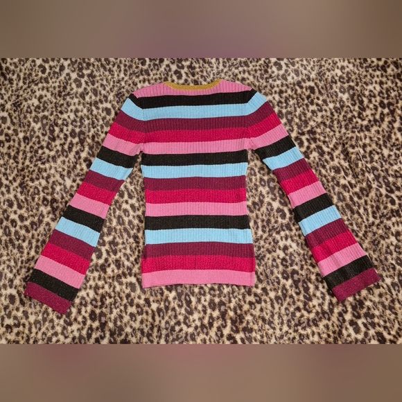 Blank NYC Metallic Stripe Top XS - Picture 9 of 12